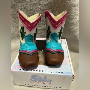 Shea Baby Leather Western Boots